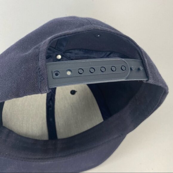 Google‎ Logo Flat Brim Navy SnapBack Hat - Picture 5 of 5